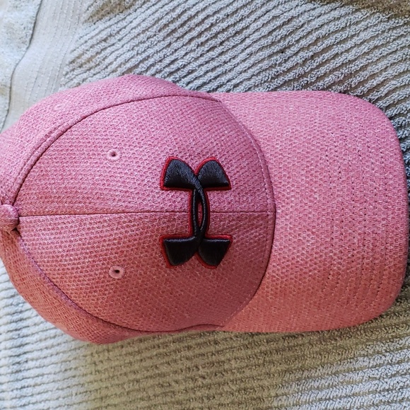 Under Armour Other - UNDER ARMOUR Women's BLITZING HAT Pink Elixir stretchfit Hat Unisex